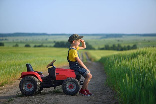 best toy ride on tractor