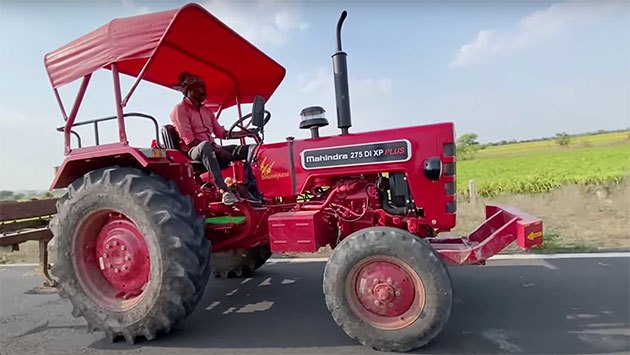 Mahindra tractor brand