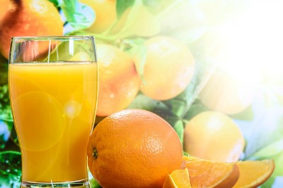 Orange juice, and many others, readily dissolve in water