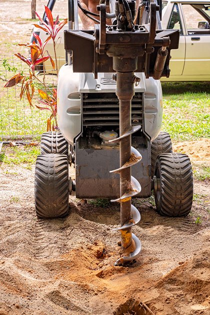 best tractor post hole auger