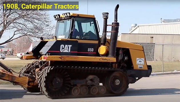 history of articulated tractors