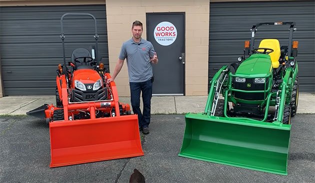 kubota vs john deere utility tractors