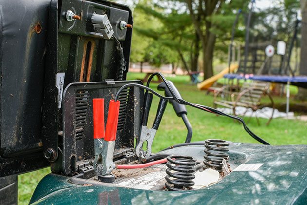 best lawn mower battery charger