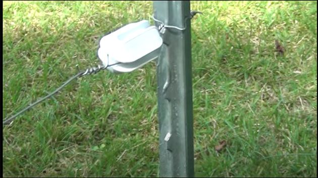 how to install a battery operated electric fence