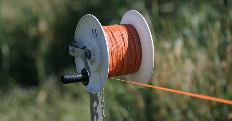 best electric fence reel