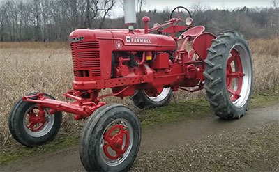 how big of a disc can a farmall h pull