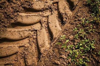 why fill tractor tires with water