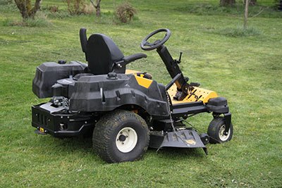 can you bush hog with a finish mower