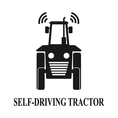 What are driverless tractors used for?
