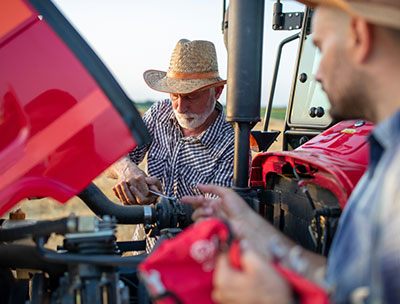 procedure on how to do the maintenance of tractor