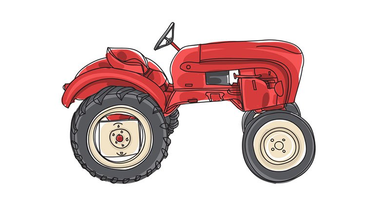 high crop tractor