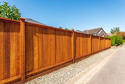 fence with wire and wood