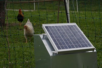how to install solar electric fence charger