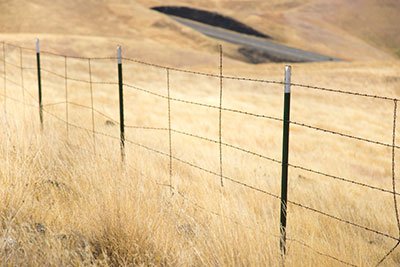 post spacing for woven wire fence