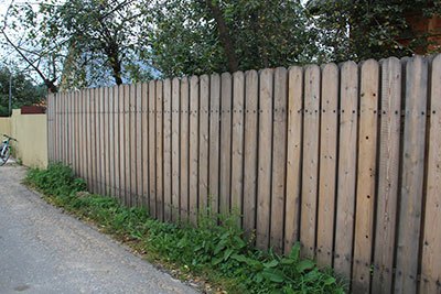 wood or vinyl fencing