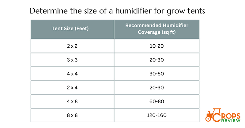 The Size of Humidifiers
